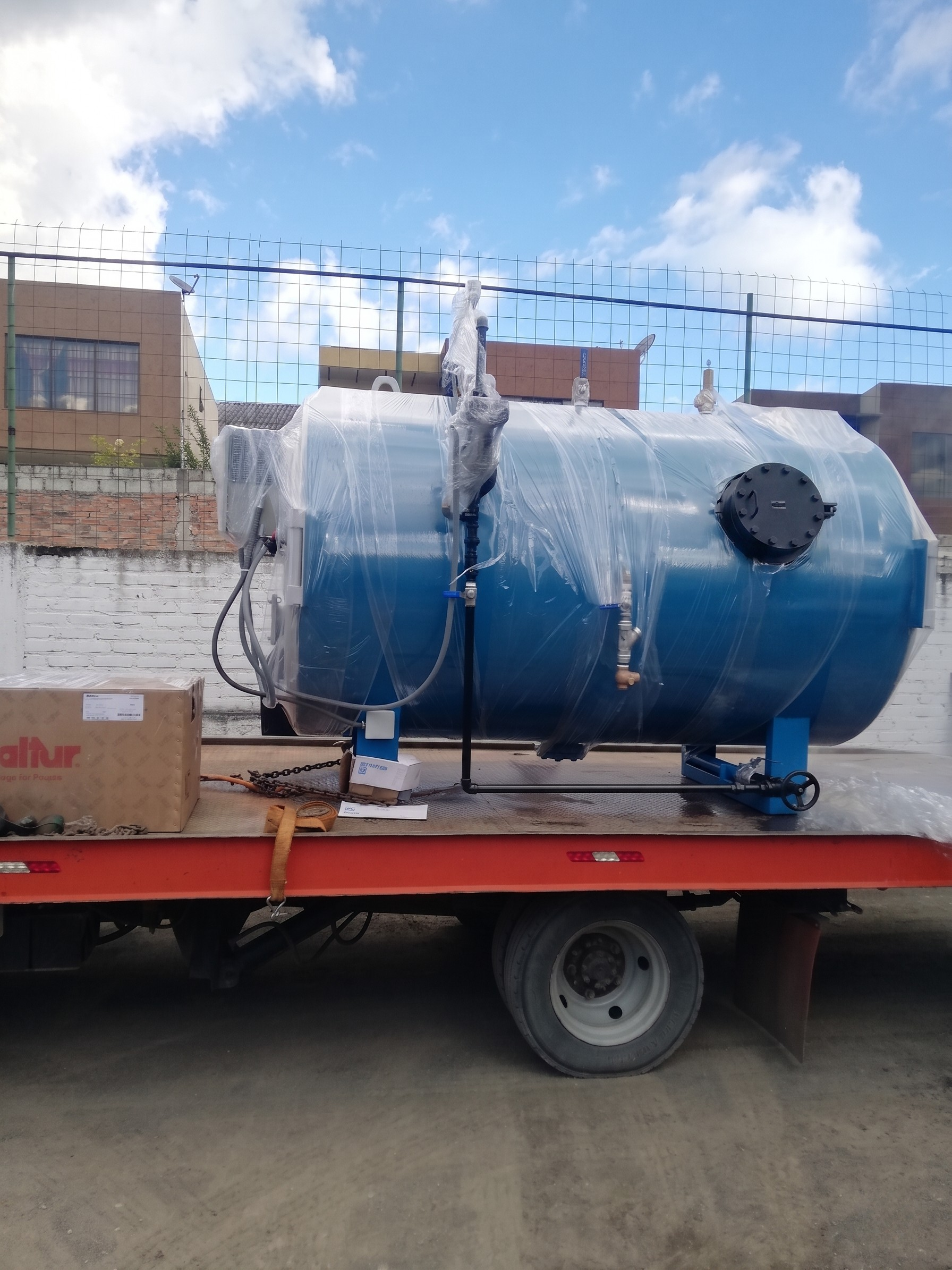 Red de tuberías de vapor y manifold industrial CODEMIJ